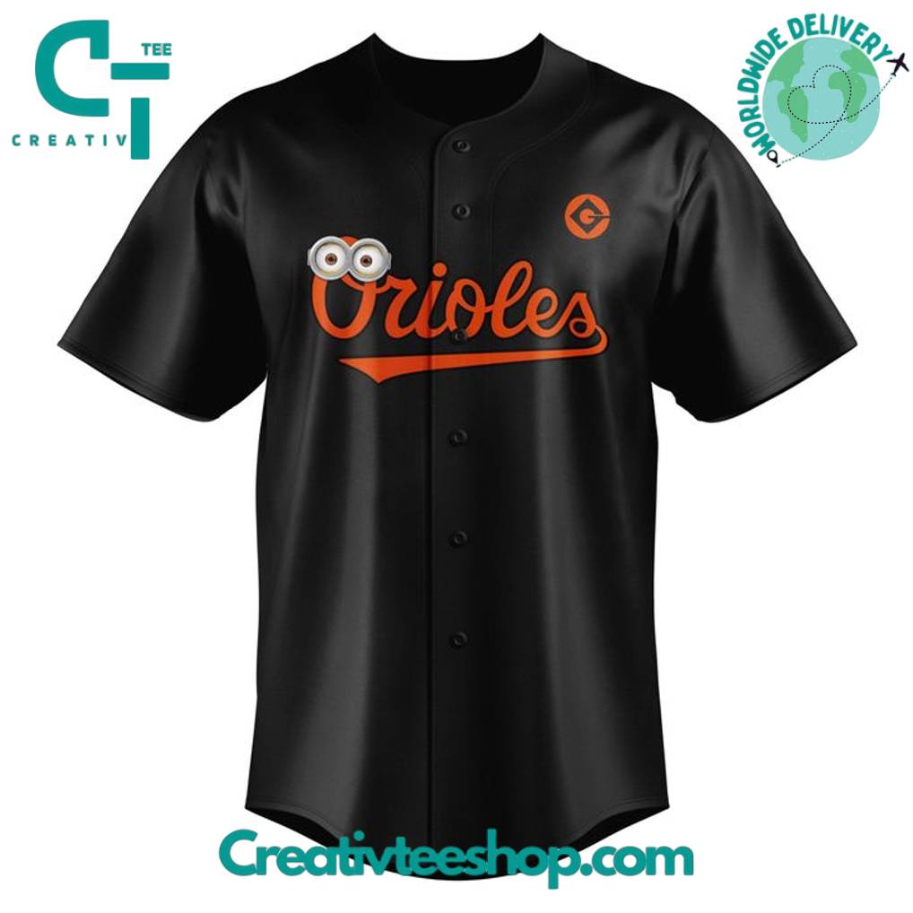 Baltimore Orioles x Minions Special Baseball Jersey