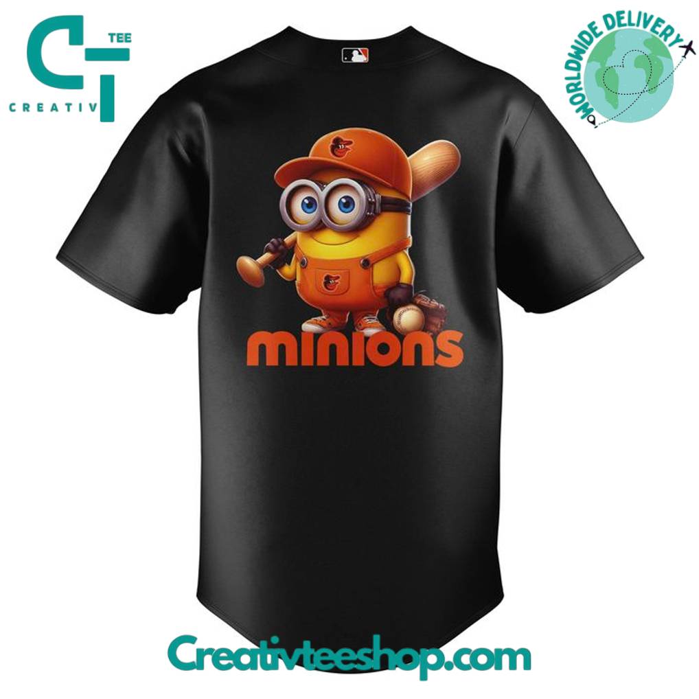 Baltimore Orioles x Minions Special Baseball Jersey