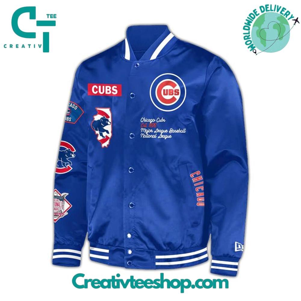 Chicago Cubs x CM Punk Special New Bomber Jacket