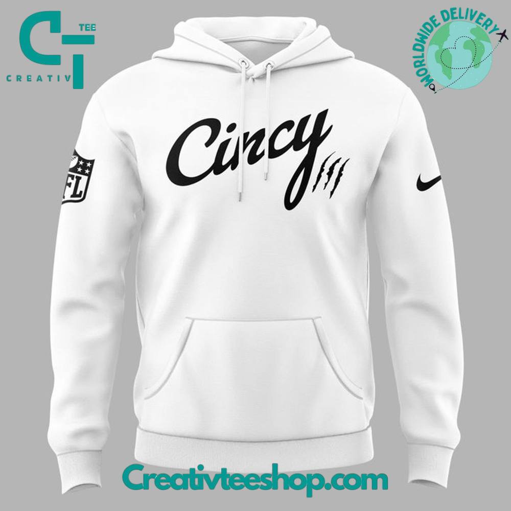 Cincinnati Bengals Cincy Special White Hoodie
