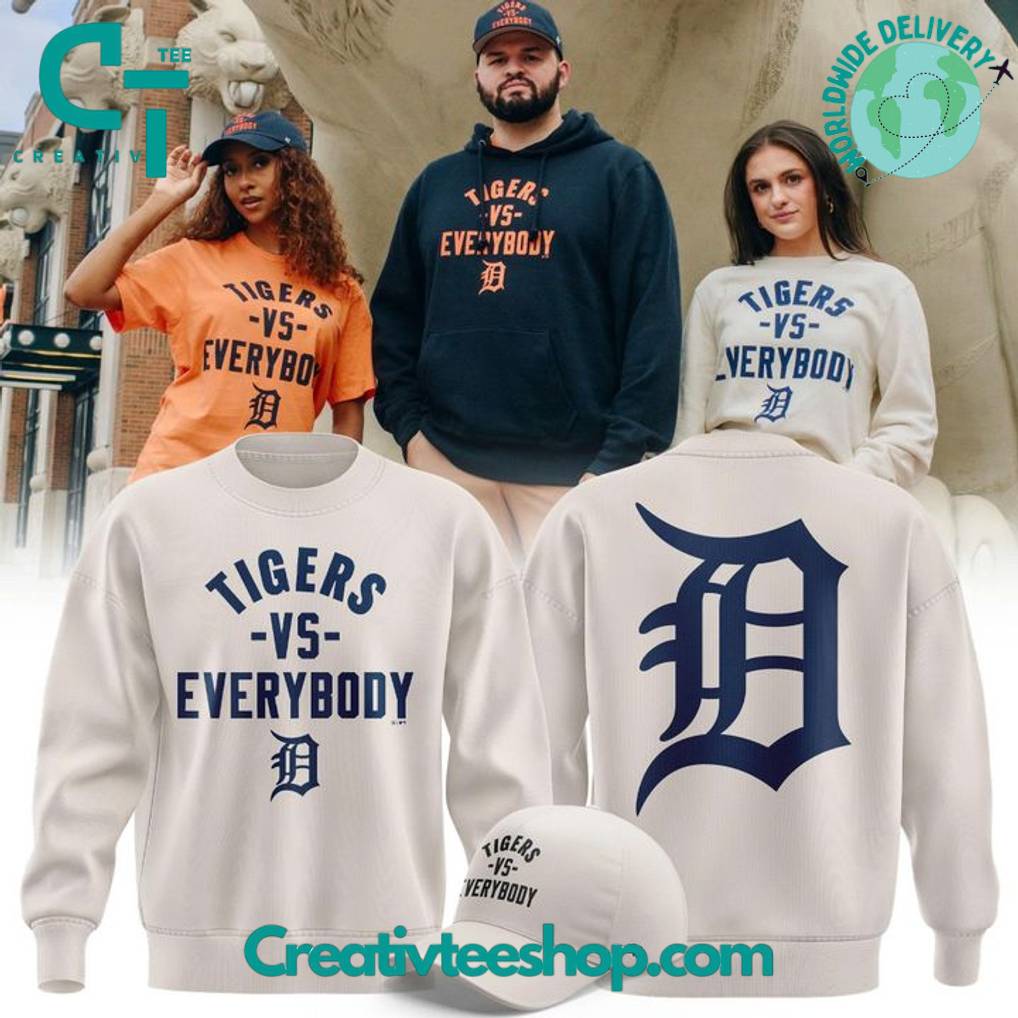 Detroit Tigers vs Everybody Special Sweatshirt