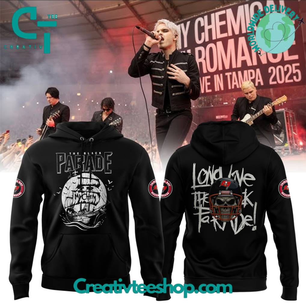Tampa Bay Buccaneers x My Chemical Romance Tour 2025 Hoodie