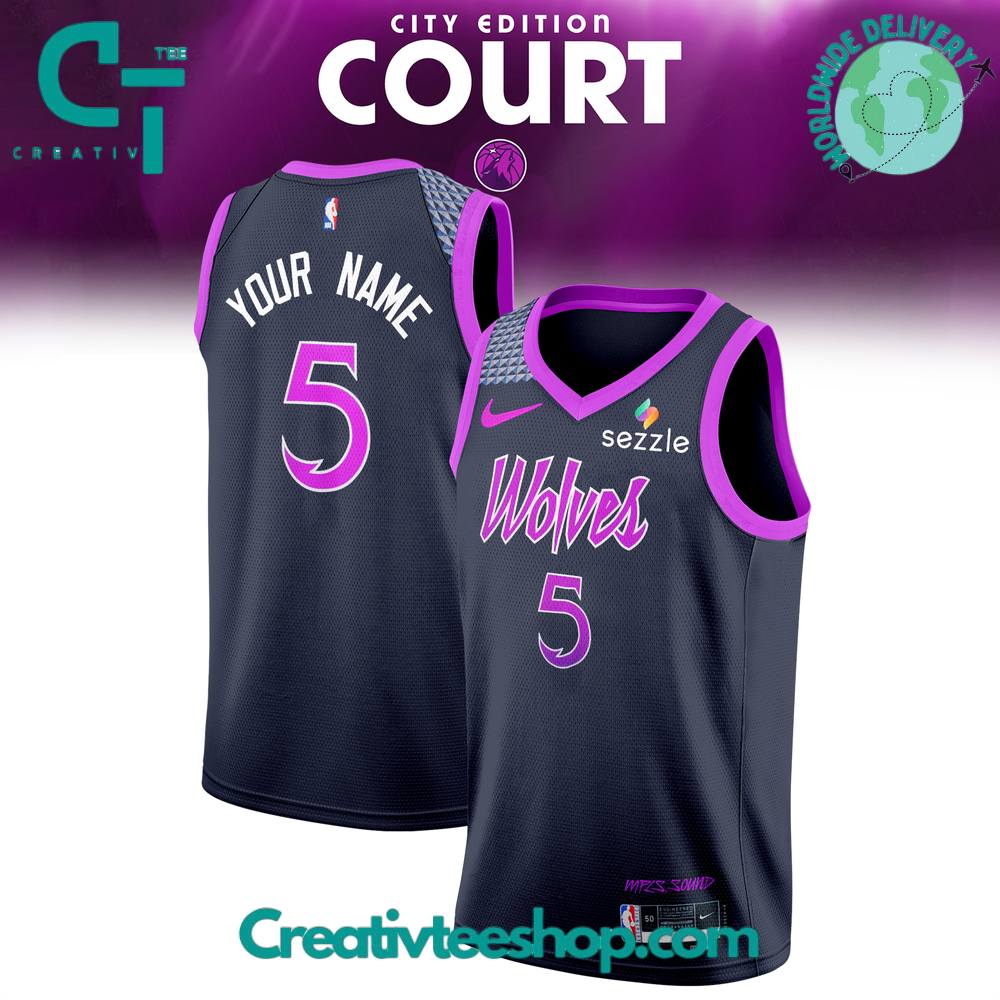 Minnesota Timberwolves 2025 City Edition Court Basketball Jersey