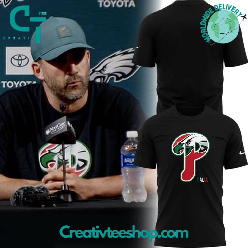 Eagles x Phillies Special Black T-Shirt
