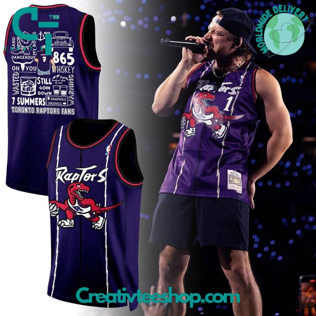 Toronto Raptors x Morgan Wallen Special Basketball Jersey Toronto Raptors x Morgan Wallen Special Basketball Jersey