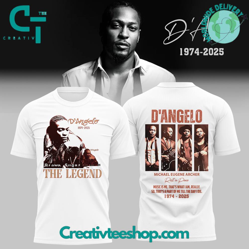 Legendary RB singer DAngelo  Rest in Peace T-Shirt