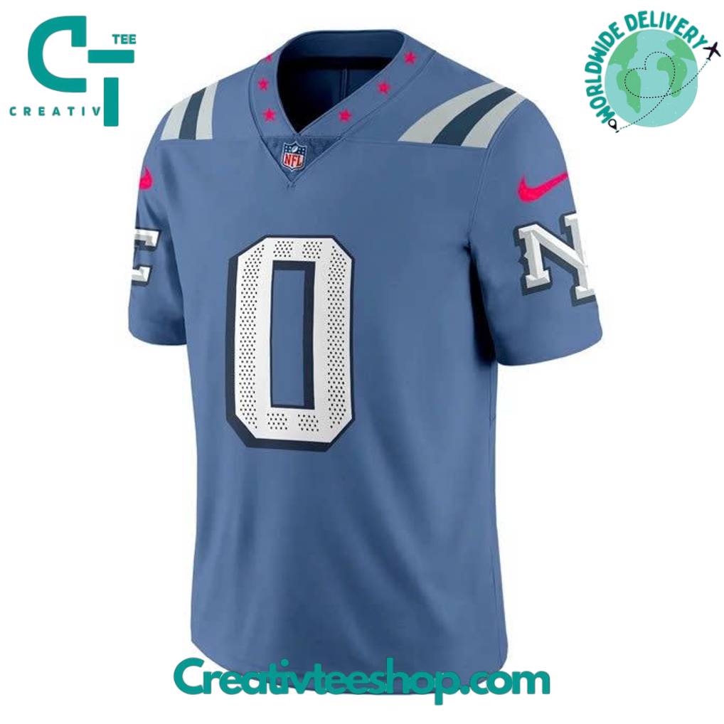 New England Patriots Rivalries NorEaster Custom Football Jersey