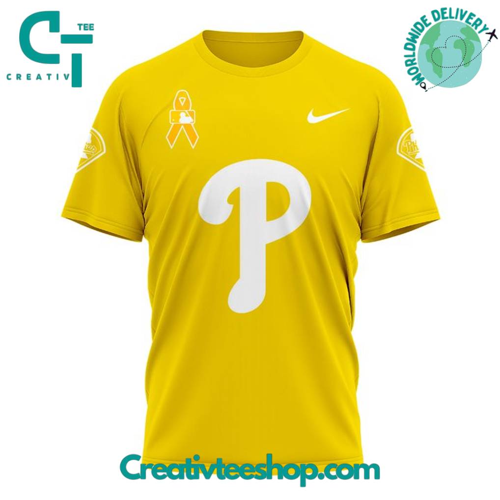 Philadelphia Phillies x Childhood Cancer Awareness Day 2025 Special Tee
