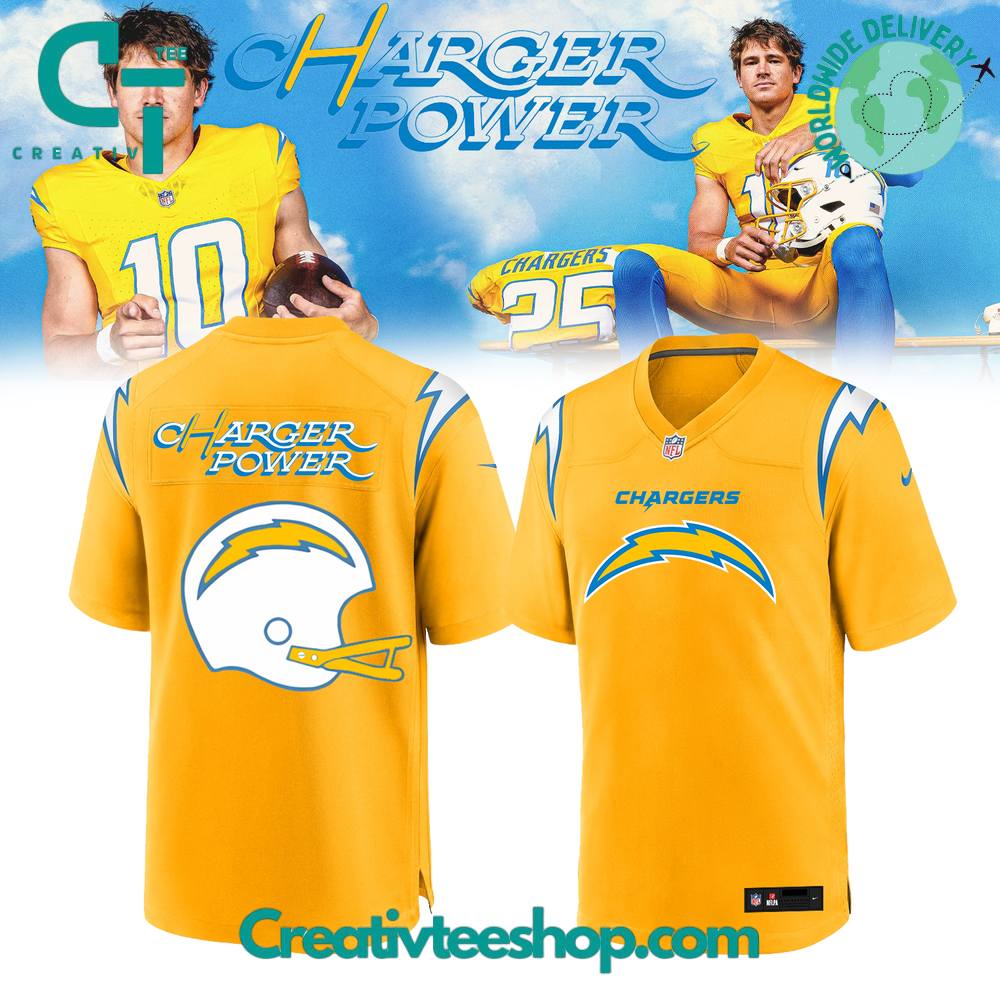 Los Angeles Chargers Power Football Jersey