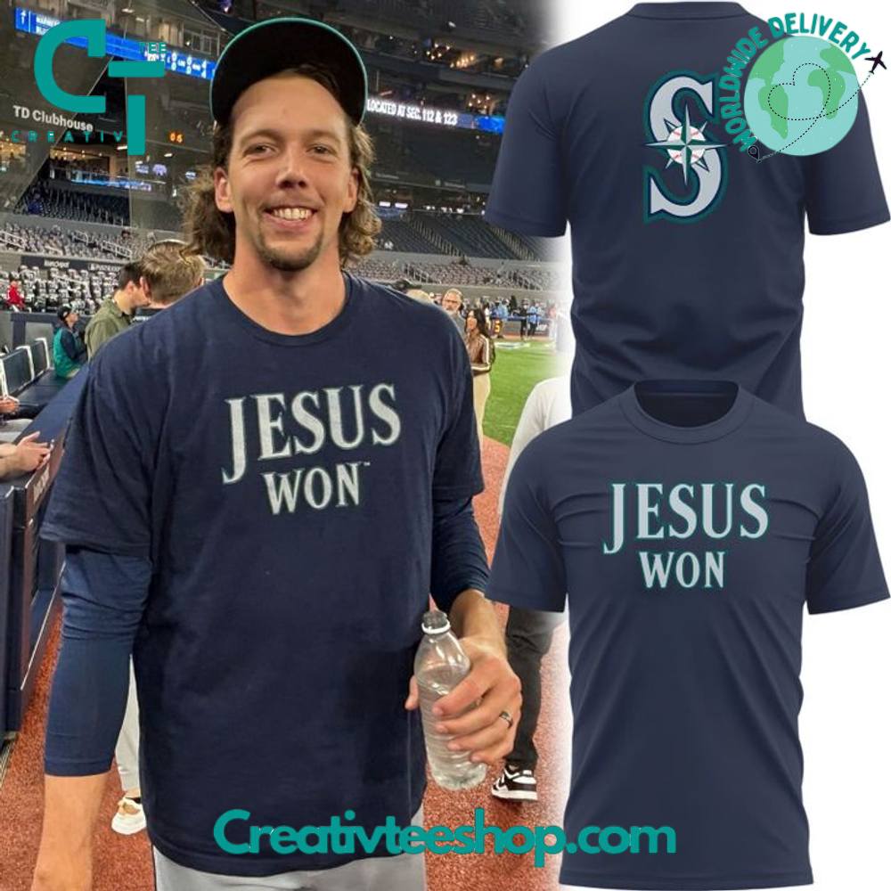 Seattle Mariners Jesus Won T-Shirt  Limited Edition