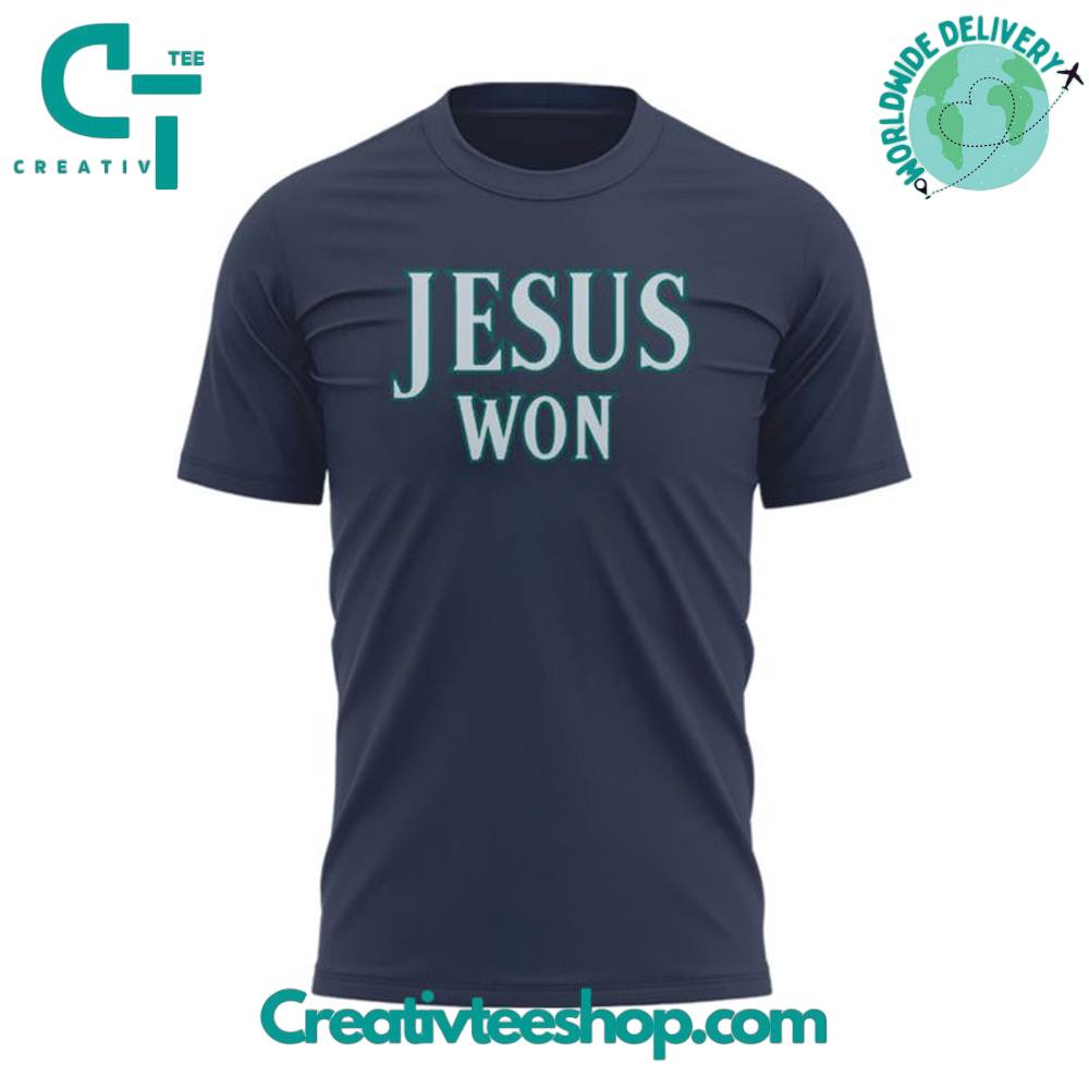 Seattle Mariners Jesus Won T-Shirt  Limited Edition