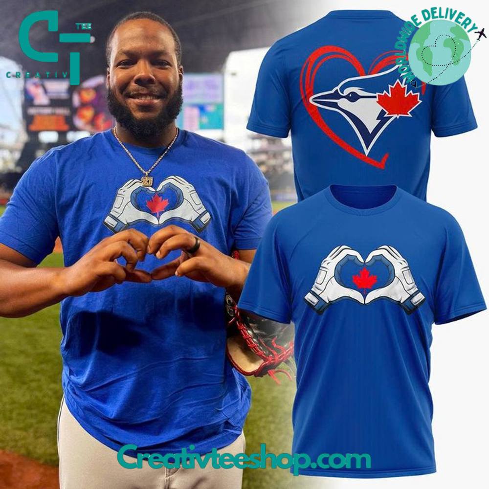 Toronto Blue Jays Canada Heart Hands T-Shirt