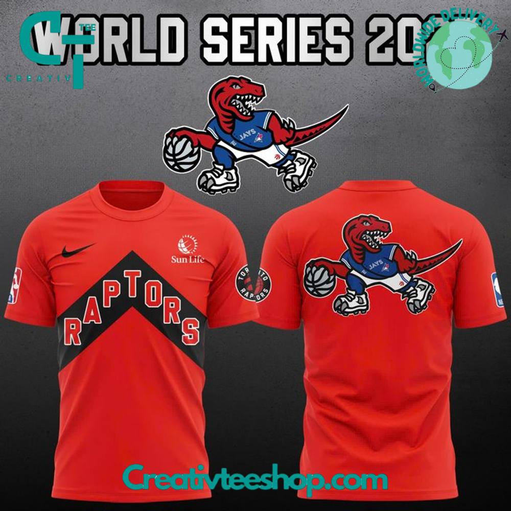 Toronto Raptors World Series Toronto Blue Jays T-Shirt