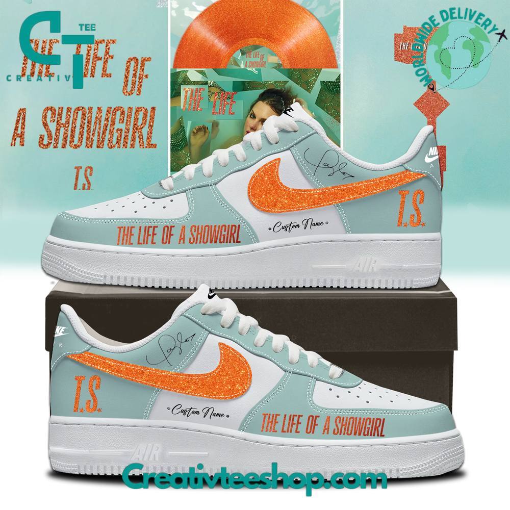 Taylor Swift The Life of a Showgirl Custom Air Force 1 Sneaker