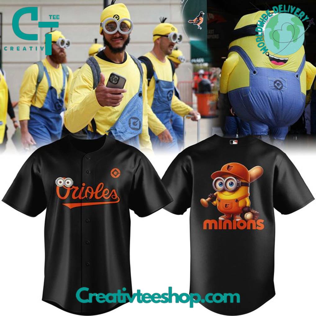 Baltimore Orioles x Minions Special Baseball Jersey