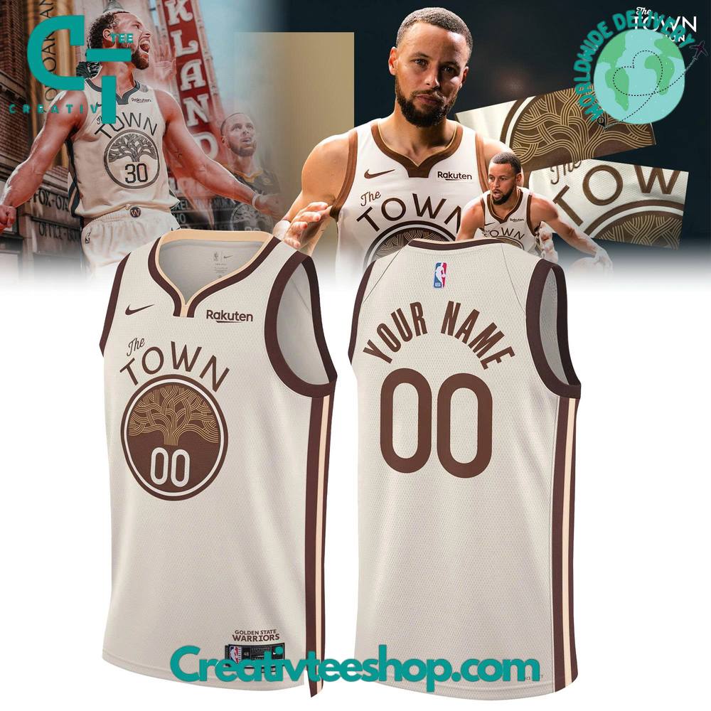 Golden State Warriors 2025 City Edition Custom Basketball Jersey