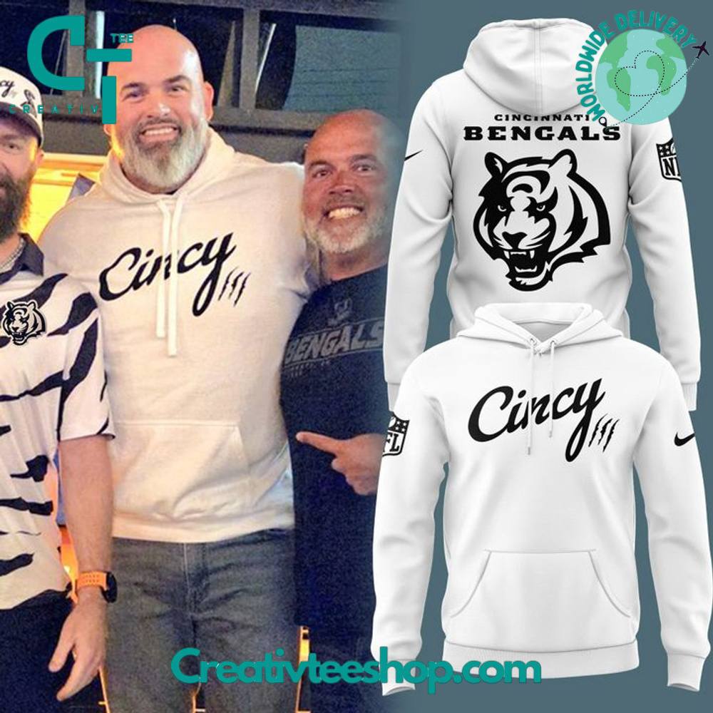 Cincinnati Bengals Cincy Special White Hoodie