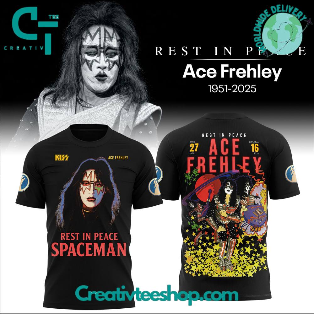 Ace Frehley – Founding guitarist for KISS – Rest in Peace Shirt