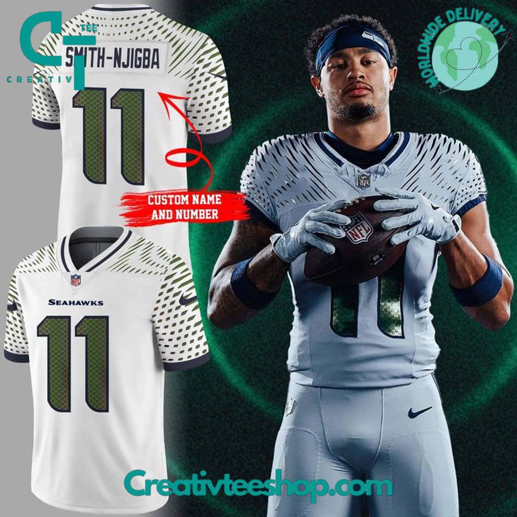 Seattle Seahawks 2025 Rivalries Custom Football Jersey