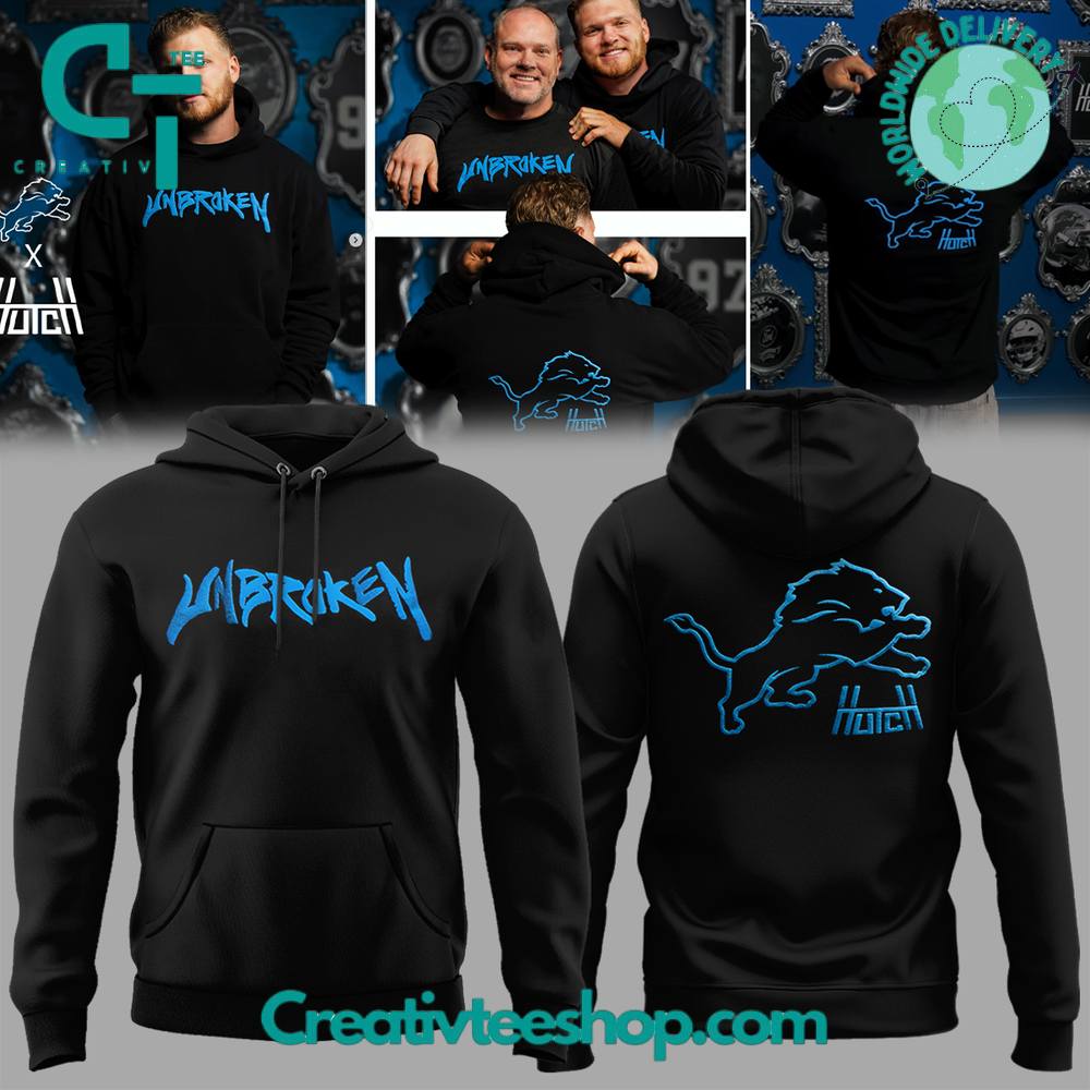 Lions x House of Hutch Special Black Hoodie