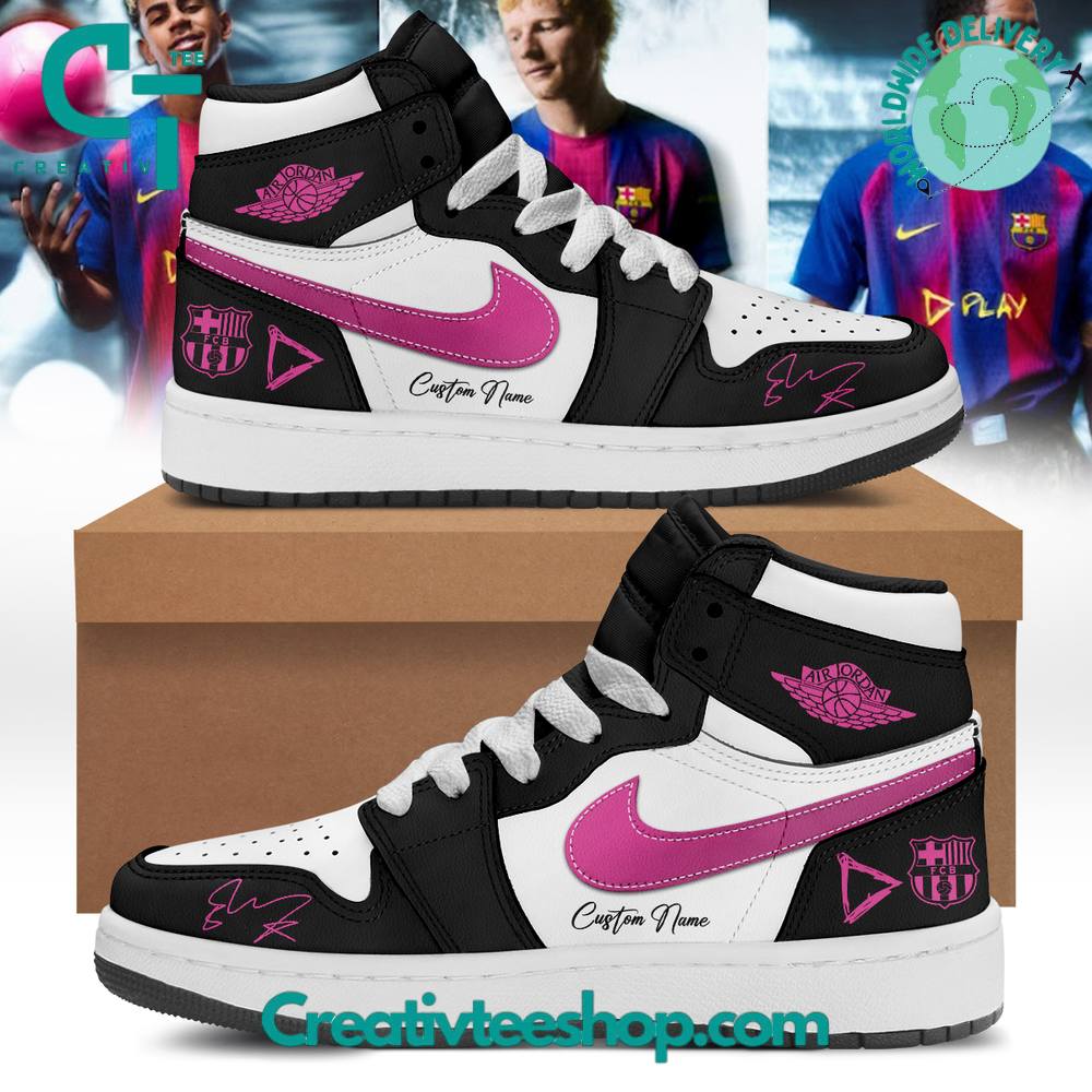 FC Barcelona x Ed Sheeran Play is Now Special Air Jordan 1 Sneaker