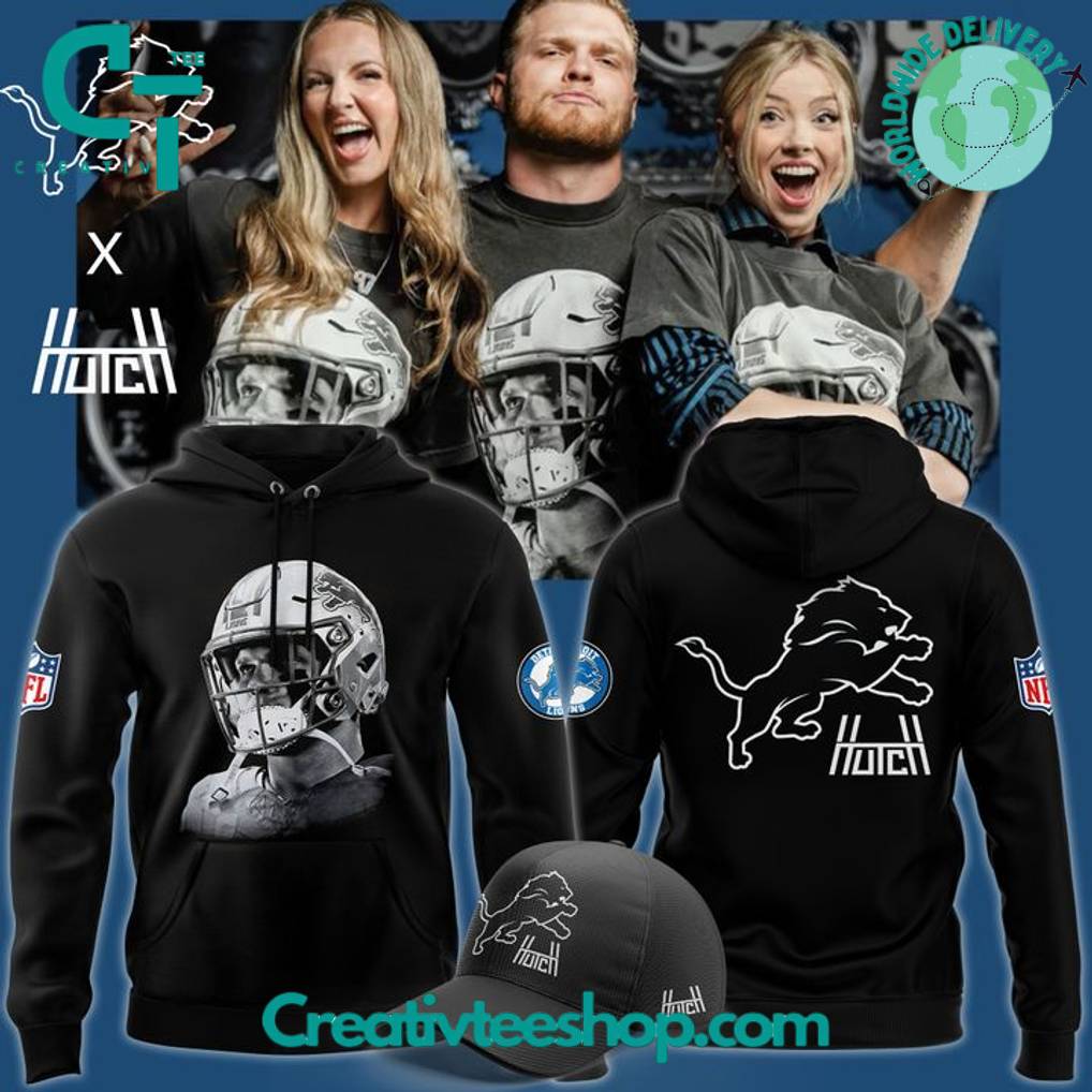 Aidan Hutchinson Charcoal House of Hutch x Detroit Lions Game Face Hoodie