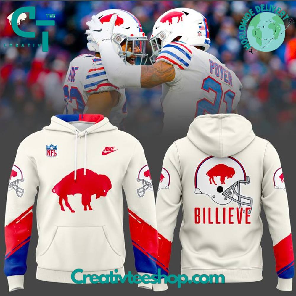 Buffalo Bills Throwback Billieve Hoodie