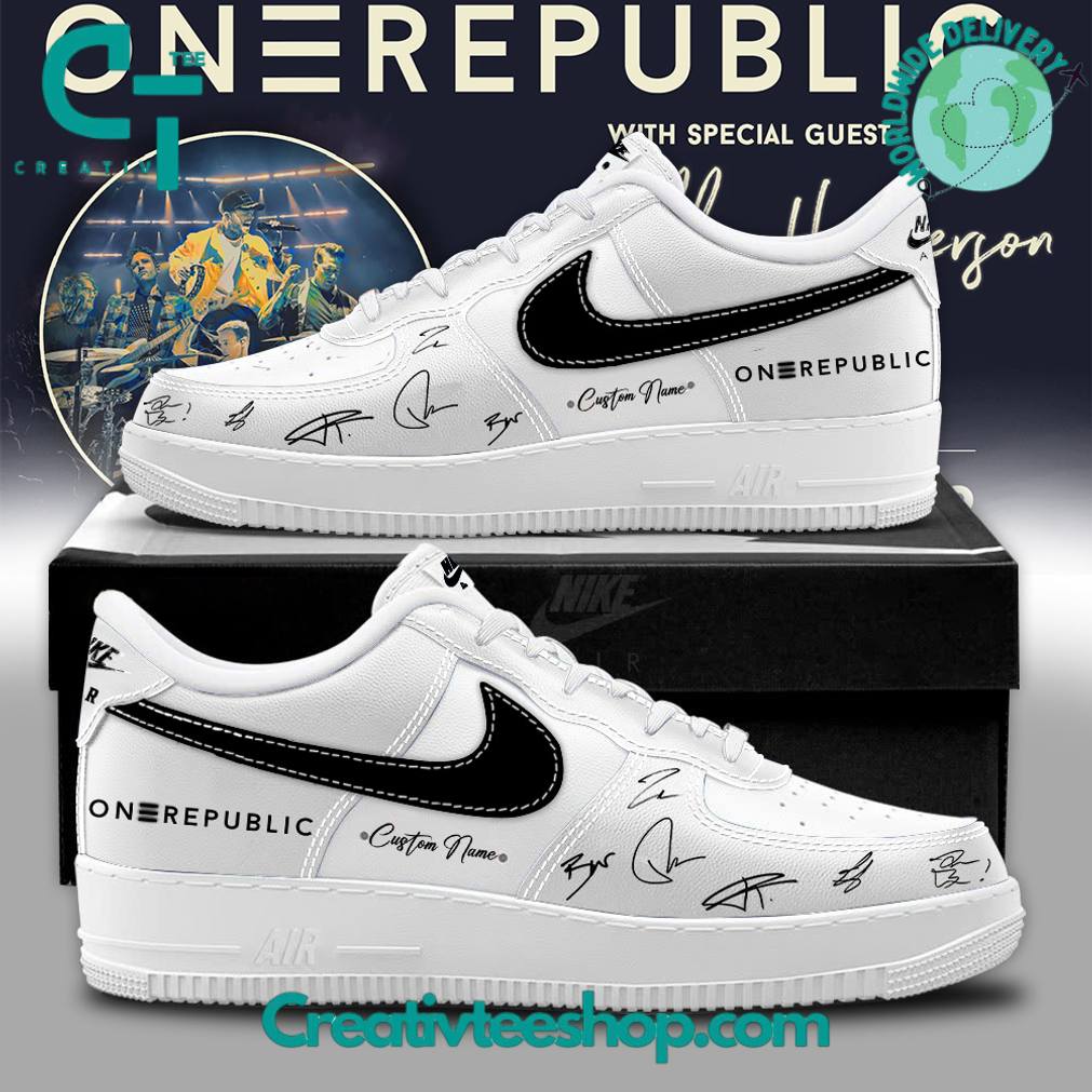 OneRepublic Escape to Europe Special Air Force 1 Sneaker