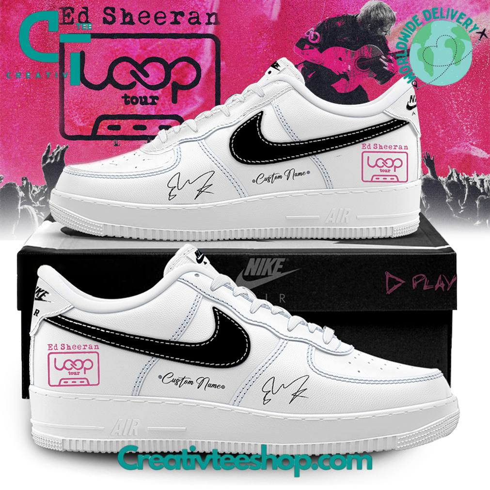 Ed Sheeran The Loop Tour Special Air Force 1 Sneaker