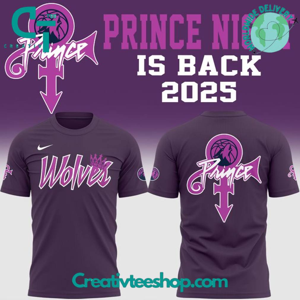 Minnesota Timberwolves x Prince Night is Back 2025 Special Tee