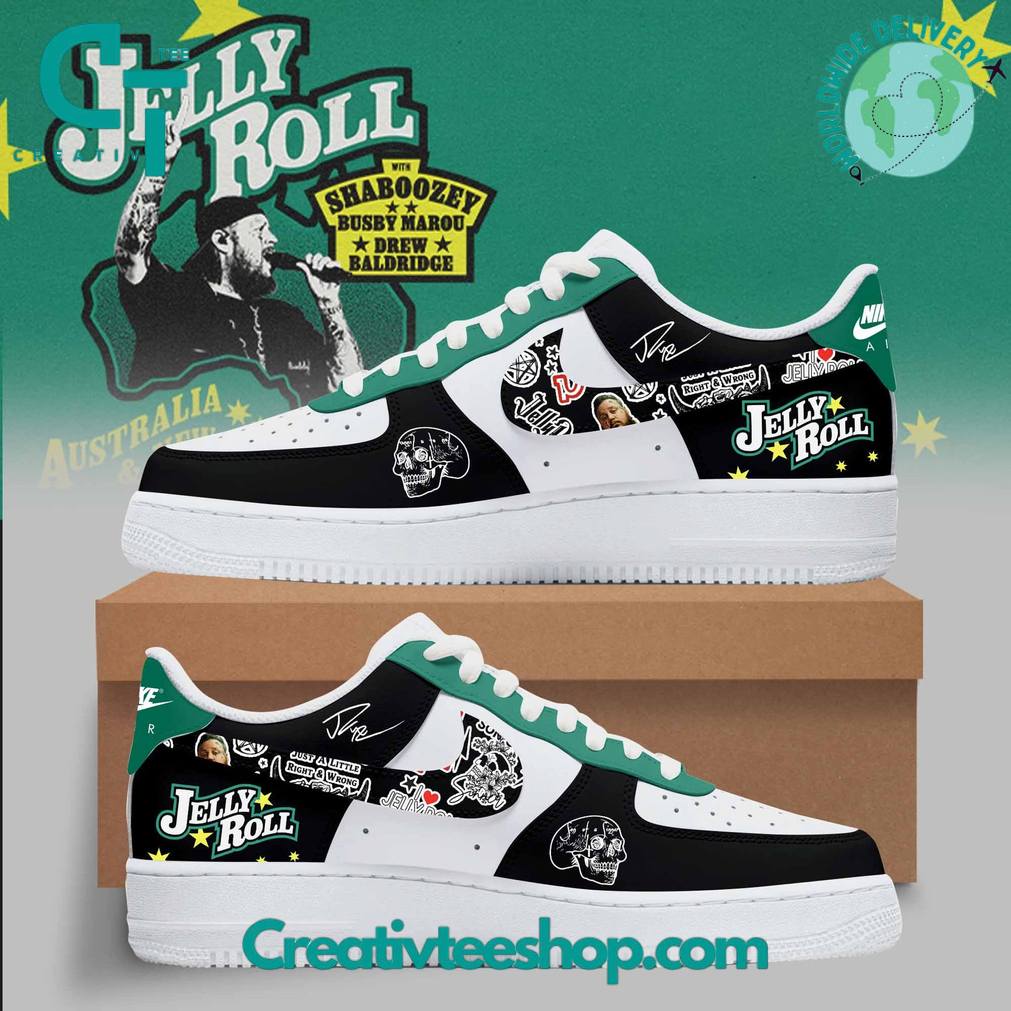 Jelly Roll Down Under 2025 Tour Special Air Force 1 Sneaker