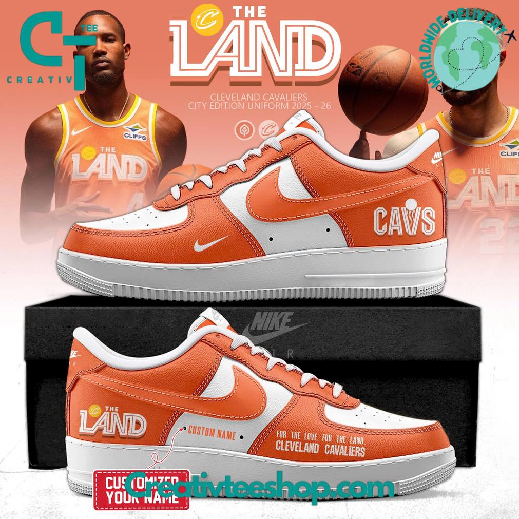 Cavaliers celebrated 202223 City Edition 2025 Air Force 1 Sneaker