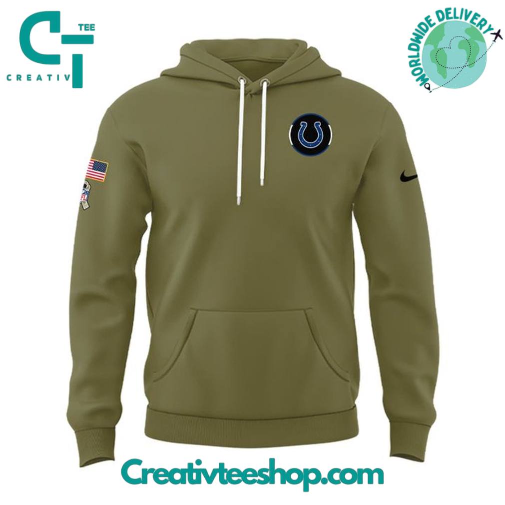 Indianapolis Colts Salute to Service 2025 Special Hoodie