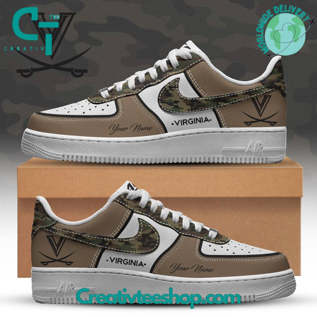 Virginia Cavaliers Salute to Service Camo Air Force 1 Sneaker