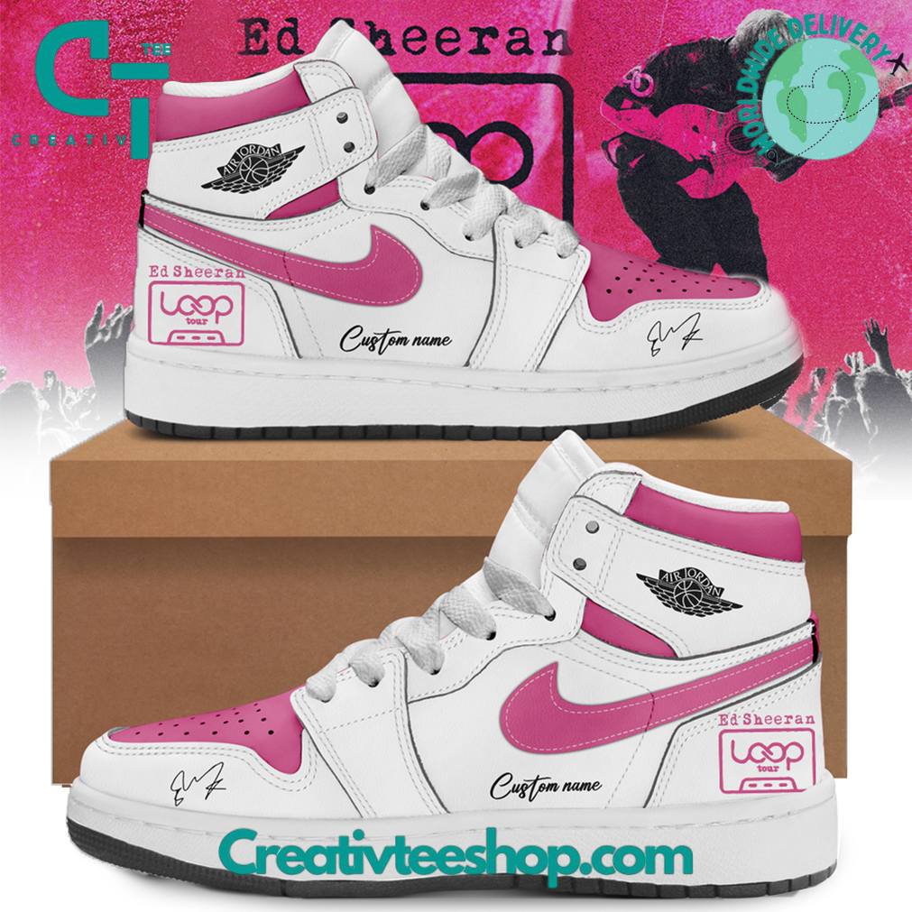 Ed Sheeran The Loop Tour Special Air Jordan 1 Sneaker