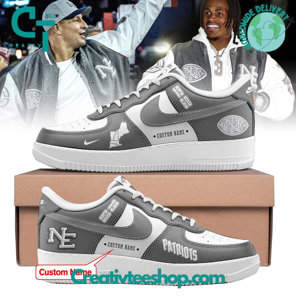 New England Patriots 2025 Rivalries NorEaster Storm Special Air Force 1 Sneaker