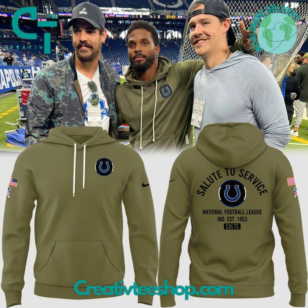 Indianapolis Colts Salute to Service 2025 Special Hoodie