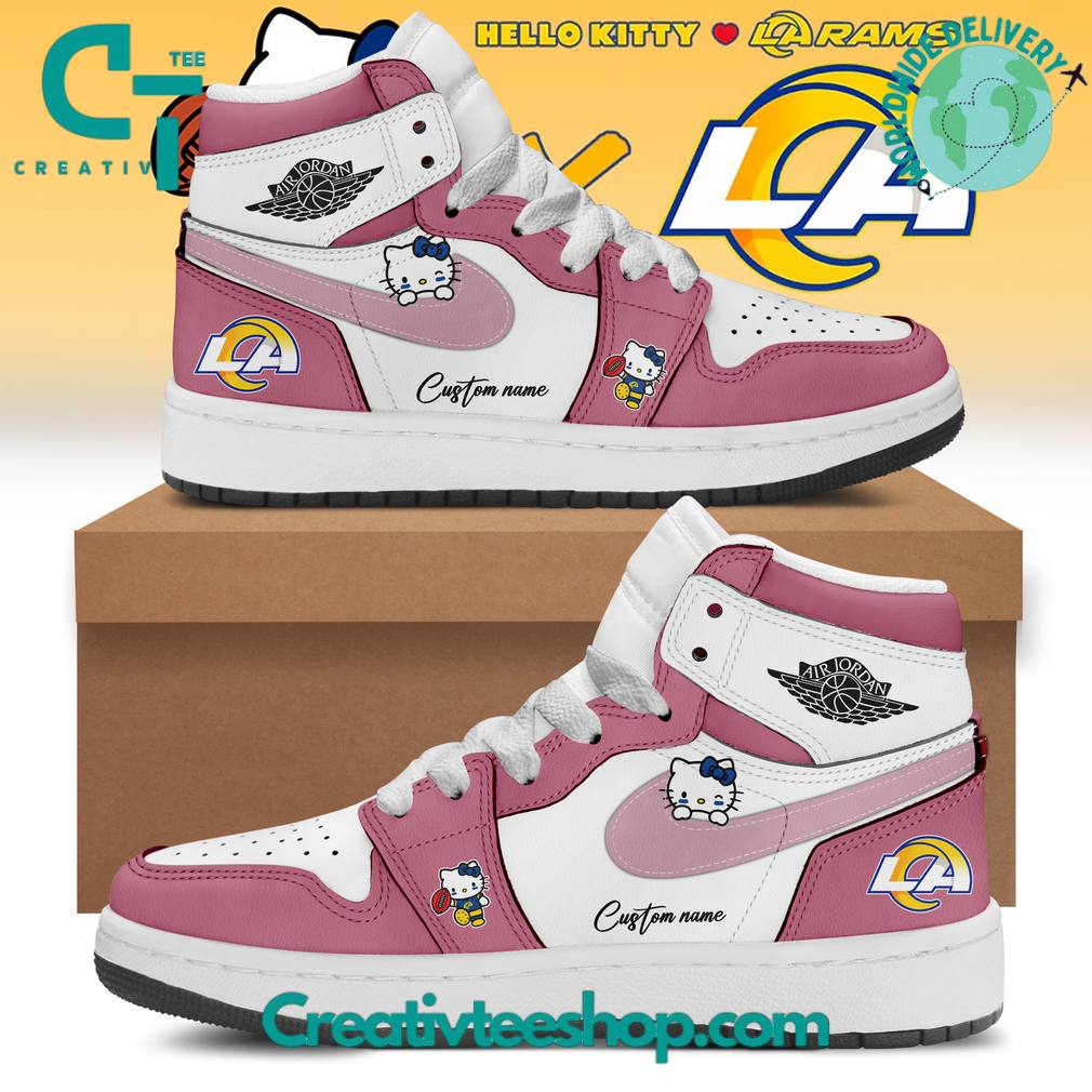 Los Angeles Rams x Hello Kitty Custom Air Jordan 1