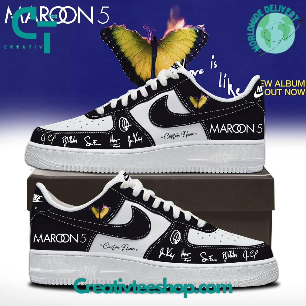 Maroon 5 Love Is Like Tour Air Force 1