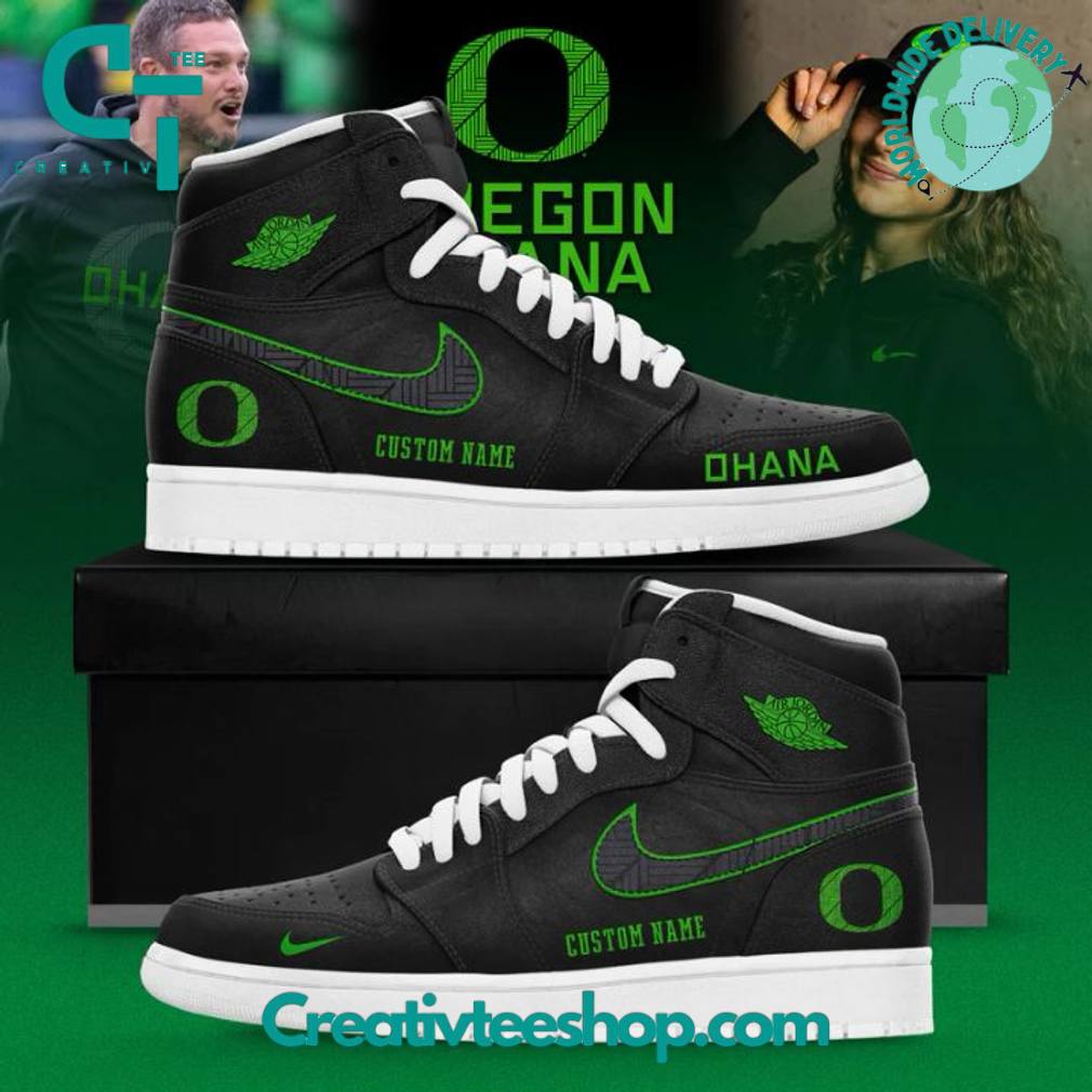 Oregon Ducks Ohana 2025 Custom Air Jordan 1