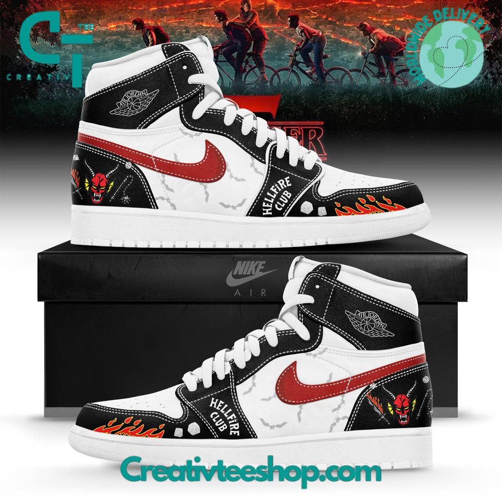 Stranger Things 5 Hellfire Club Special Edition Air Jordan 1 Sneaker