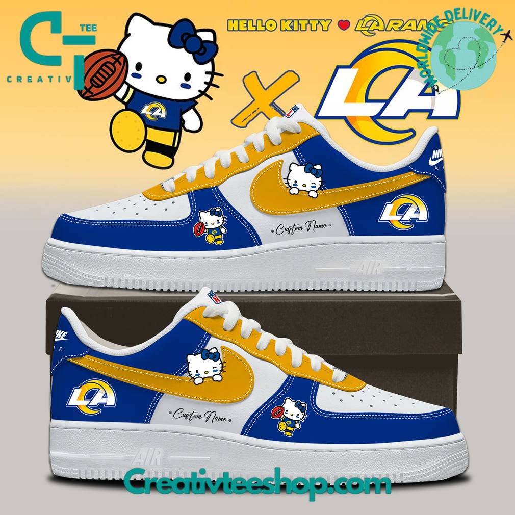 Los Angeles Rams x Hello Kitty Special Air Force 1