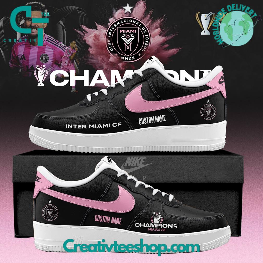 Inter Miami CF 2025 MLS Cup Champions Air Force 1