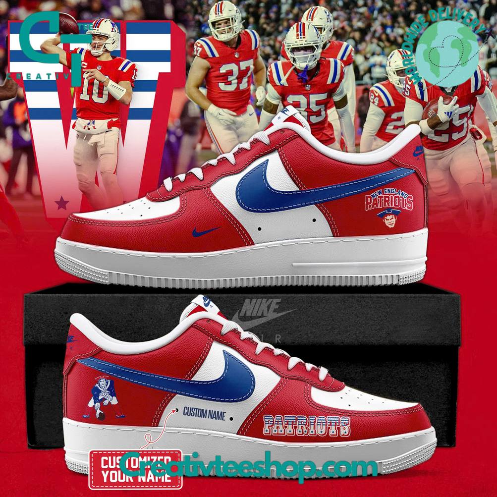 New England Patriots Special Edition Air Force 1 Sneaker