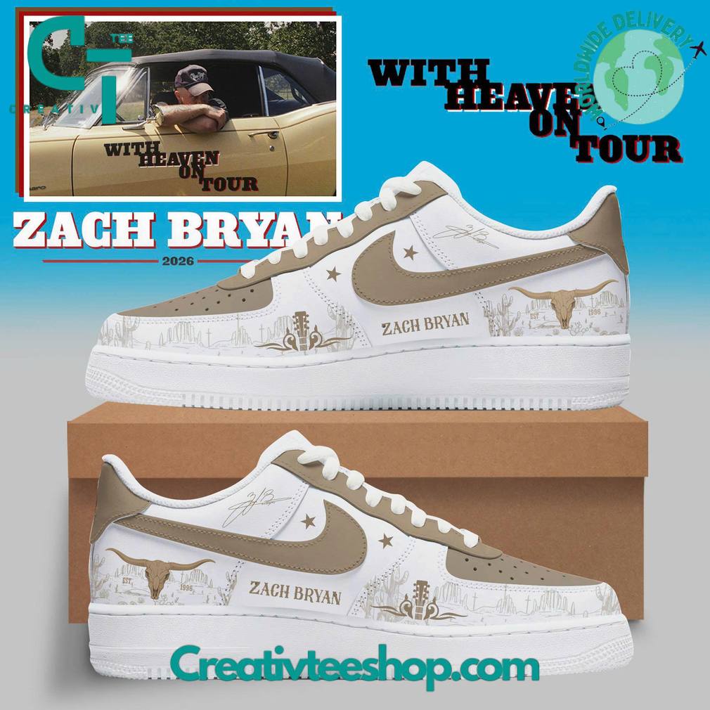 Zack Bryan With Heaven On Tour 2026 Air Force 1