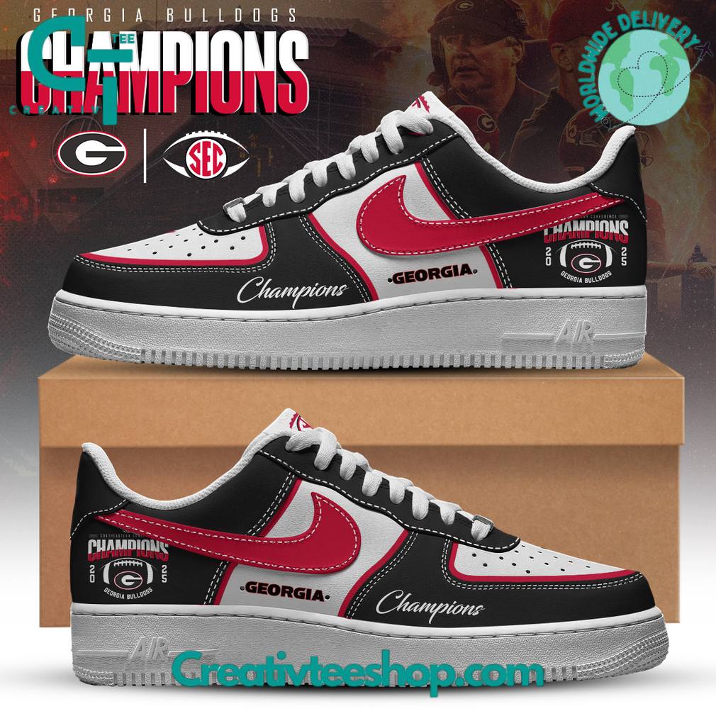 Georgia Bulldogs SEC BacktoBack Champions Air Force 1
