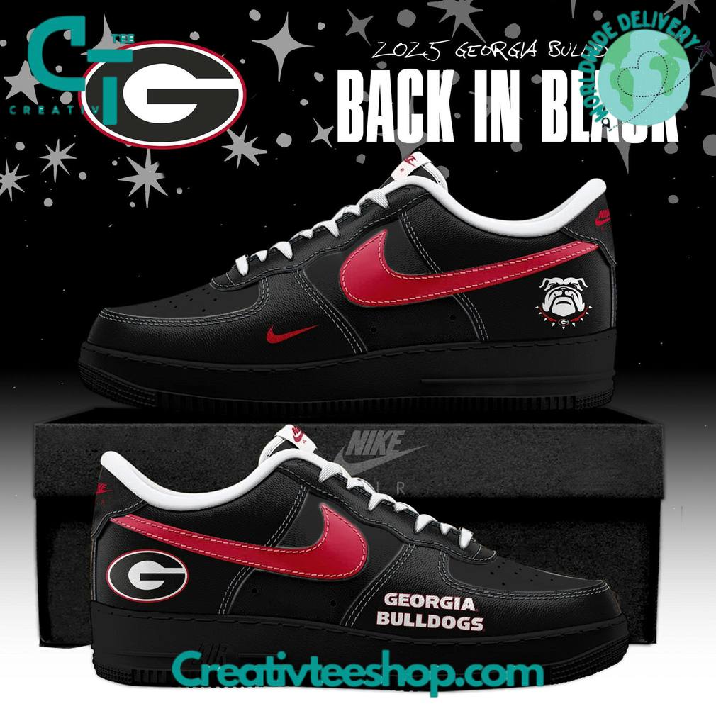 Georgia Bulldogs x Back In Black Special Edition Air Force 1 Sneaker