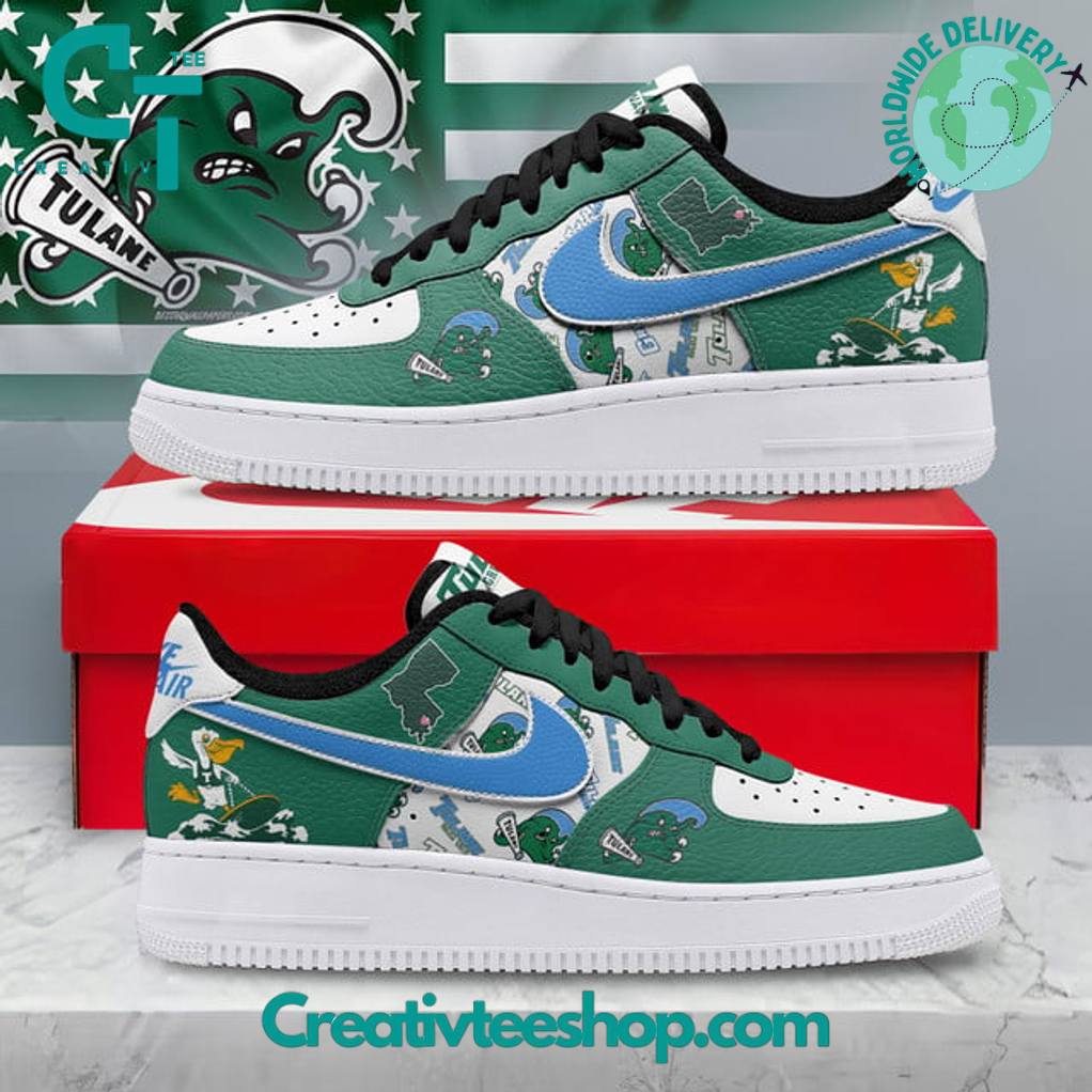Tulane Green Wave Special Air Force 1 Sneaker